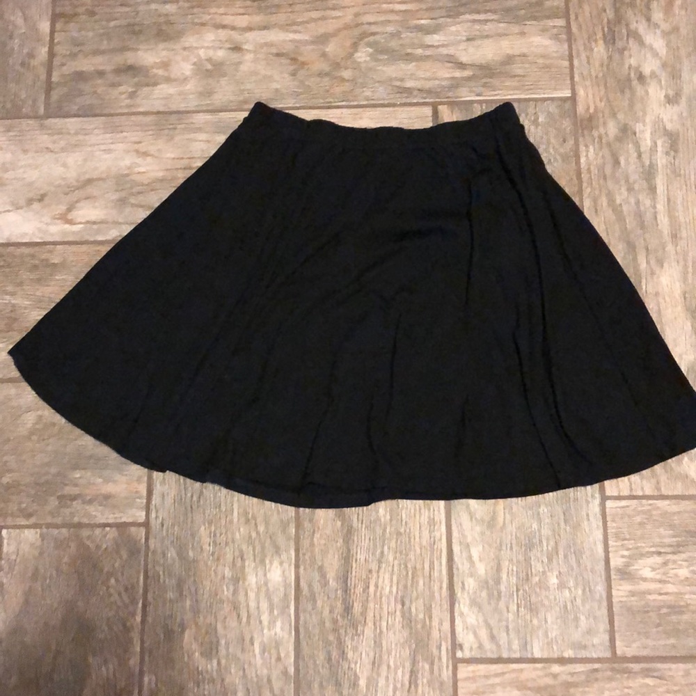 Black cotton skirt